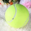 24 cm diameter hond tennisbal gigantisch voor huisdier kauwspeelgoed opblaasbare outdoor tennisbal handtekening mega jumbo huisdier speelgoed trein bal c4307158166
