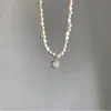 Catene Giappone Baroco Style Vintage Collana girocollo di perle d'acqua dolce per le donne Ragazze Eleganti gioielli in opale Collares Kolye Regali Catene