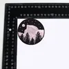 Lua Notas de costura da lua bordar ferro de ferro em manchas para camisas de roupas Patch de cenário de moda Design personalizado