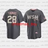 22 Maillot de baseball Juan Soto Carter Kieboom Josh Bell Nelson Cruz Stephen Strasbourg Riley Adams Sean Doolittle Victor