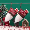 Babbo Natale Gnomo svedese Calze natalizie Personalizzate Peluche Natale Calze appese per la casa Camino Decorazioni per alberi PHJK2208