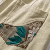 Aolamegs Men s Shorts Flower Embroidery Patchwork Retro Summer Cozy Sweatpants Male Fashion Streetwear Short Pants Unisex 220715