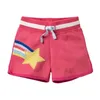 Little Maven 1-6Years Sommer Baumwolle Shorts für Kinder Baby Mädchen kurze Hosen Regenbogen Stickerei Kleinkind Mädchen Kinder Kinder Shorts 210303