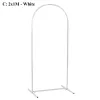 Party Decoration Iron Circle Wedding Arch Props Background Single Flower Outdoor Lawn Door Rack Birthday 0426