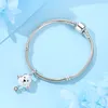 925 Sterling Silver Charms Dog Puppy Cat Paw Charms Charms Bead Bendant Original Beads Fit Pandora Bracelet Making Diy Gift