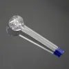 Hookah Glass Oil Burner Pipe Apporx 105mm Length Water Pipe 4 color Tube Tobacco Dry Herb Burning colorful Tubes Nail Tip For Bong Dab Rig