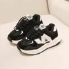 Kids Sneakers 2022 Spring Baby Shoes Baby Sports Casual Sports Chunky Sneaky Girls Moda Moda Sapatos Baby Sole Black Black G220527