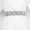 세련된 허리 씰 검은 탄성 얇은 다이아몬드 상감 한국 여성 스커트 장식 벨트 가을