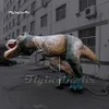 Echte opblaasbare velociraptor Jurassic Park Dinosaur Model Tyrannosaurus Rex 3M Air Blow Up Raptor voor Themapark en Museumdecoratie