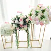 Party Decoration Silk Rose Peony Hydrangea Flower Ball For Wedding Table Center levererar DIY Road Lead Craft Backdrop Decoration Party