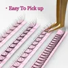 ABONNIE PREMADE VOLUME FANS KORT STEM 3D4D5D6D RUSSISK MINK EYCLASH EXTENSION All Size Lashes Tray 220623