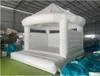 13x13ft/15x15ft White Bounce House Oxford com PVC Inflável Castelo de Casamento/Bounter saltador com soprador de ar para atividades de festa e eventos