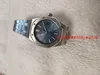 Luxury Watch Men Ultra Thin Quartz Movement 15202st 00 1240st 01 Blue 39mm och Automatic Movement Mens Wristwatch222J