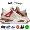 Sail Oreo University Blauw 4 4s Heren Basketbalschoenen Black Cat Red Thunder Fire Red Wild Things White Cement Bred Infrared Zen Master Heren Sport Dames Sneakers Trainer