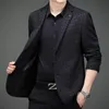 مصمم رفيع المستوى العلامة التجارية الفاخرة الأزياء غير الرسمية Jacquard الأنيقة السترة سترة حفلة أنيقة بدلة عصرية معطف الرجال الرجال 220504