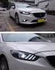 Yellow Turn Signal Head Light Assembly For Mazda 6 Atenza Car LED Headlight Daytime Light Projector Lens Automotive Accessories 2013-2016