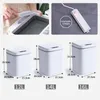 Akıllı Çöp Kutusu USB Şarj Otomatik Sensör Dustbin Akıllı Şarj Edilebilir Elektrikli Atık Bin Mutfak Rubbish 220408