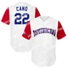 James Custom Repubblica Dominicana World Baseball Classic Maglia cucita WBC Manny Machado Starling Marte Jose Bautista Robinson Cano Nelson Cruz