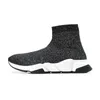 2021 Designer Socks Skor Mens Kvinnor Casual Shoe Triple Black Red White Speed ​​Trainer Vintage Platform Ace Boots Sock Sneakers Trainers W