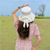 Chapéus de balde de verão Impresso Fisherman Hat Street Sun Visor Retro Moda Chapéu