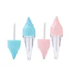 8ml Cute Creative Clear Lip Glaze Empty Bottle Lipstick Container Tube Mini Plastic Lip Gloss Cosmetic Packaging Makeup Refillable Sample Lipgloss Tubes