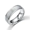 Многоцветная винтажное простое кольцо из нержавеющей стали для мужчин женские свадебные обручальные колец