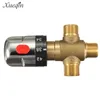 Xueqin Brass Thermostatic Mixing valves Bathroom Faucet Temperature Mixer Control Home Improvement 220713