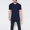 MRMT Brand Men's T Shirt Round Neck Solid-colored T-shirt for Male Round-neck Medium and Long Section Tops Tshirt 220713