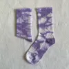 Tie-Dye Sock Europeu e American Street Ins hip-hop Tide casal Socks no Tube Sports Cotton Stockings LPZ7
