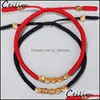 Bracelets de charme joias feitas ￠ m￣o tibetana de cobre Bread Lucky Ride Bracelet para homens homens fios de cera Casal Presentes Droga 2021 2li6p