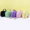 Cosmetic Bags & Cases Makeup Peach Cute Large-capacity Portable Bag PU Plush Wash Travel Storage BagCosmetic