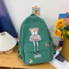 Zaino Borse da scuola per studenti per ragazze adolescenti Donne Bear Cute Bookbags 220628