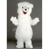 Halloween Polar Bear Mascot Costumes Cartoon de haute qualité