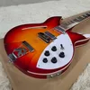 Custom 6 Strings Electric Guitar 360 w kolorze Sunburst z Hardcase