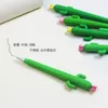 Stylos Gel Pcs Plantes De Cactus Frais Stylo Fournitures Scolaires Étudiant Écriture Papeterie Encre Noire 0.5mmGel