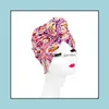 Beanie/Skl Berretti Cappelli Cappelli Sciarpe Guanti Accessori moda Stampa di cotone Donna Turbante musulmano Hijab Arabo Copricapo Hijab interno per donna