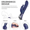 Nxy Vibrators Силиконовые Женские Большое Взрослое USB Зарядное устройство Аккумуляторная Скорость Леди Секс Игрушка G Spot Кролик Форма Дилдо Вибратор для Женщин 0411