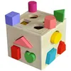 Enfant en bois bloc jouets classique Multi forme Cube couleur apprendre cadeau juguetes brinquedos multifonction box269Z