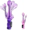 Dubbele vibrators 6 snelheden Buigbare penetratie Vibrador sexy speelgoed voor dames G-spotproducten