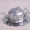 Teapot صينية الشاي مصفاة الشاي الفولاذ المقاوم للصدأ الشاي Infuser مرشح العشبية ملحقات أدوات المطبخ أدوات المطبخ