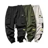 Joggers Pantalones de carga para hombres Casual Hip Hop Pocket Pantalones Masculinos Canteros de chaqueta Cibarrones Techwear 220524