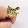 Rökning Multi Style Colorful Dragon Snake Wolf Skull Head Dry Herb Tobacco Cigarett Cigar Holder Clip Support Bracket Clamp Folder Hand Finger Ring Dekorera