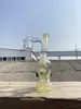 Hookahs, novo mini vidro de vidro queimador de vidro beaker beaker bongs recycler bubbler 10mm quartzo banger