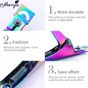 Monja 3 färger U Word Cutting Nail Art Clippers French False Tips Edge Cutters rostfritt stål Trimmer Diy Manicure Tool 220705