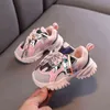 Sneakers 2021 Boys Girls Baby Lace-Up Fashion Sneaker Toddler Kids Trainers Infant Soft Shoes Children Sport Shoes G220527