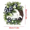 Decorative Flowers & Wreaths Car Bows Garlands Hanging Ornaments Door Holiday Party Creative Garland Bee Sunflower WreathDecorative