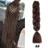 Hair Bulks Synthetic Hairs Extensions Jumbo Braiding Colofrul 41 inch Braid Wholesale Red Blue