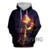 Herren Hoodies Sweatshirts 3D-gedruckte Little Nightmares Kapuzen-Harajuku-Hoodie-Oberteile Kleidung für Damen/HerrenHerren