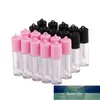 10 ST 0.8ML DIY Lege Lipstick Fles Lip Glanzende Tube Lip Balm Tube Container met Cap Clear Black White Cosmetische Sample Container