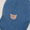 Automne bébé garçon chapeau coton dessin animé ours Plaid Snapback casquette de Baseball infantile enfant en bas âge enfants fille réglable chapeaux bébé accessoires S68